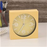 Relógio de Mesa com Alarme 14Cm Amarelo - Sottile