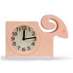 Ficha técnica e caractérísticas do produto Relógio de Mesa Cordeiro Rosa