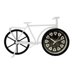 Ficha técnica e caractérísticas do produto Relógio de Mesa Decoração Casa Designer Moderno Bicicleta