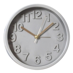 Ficha técnica e caractérísticas do produto Relógio De Mesa Despertador Cinza 13x5cm 44024 Urban