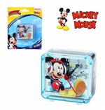 Ficha técnica e caractérísticas do produto Relogio de Mesa Despertador de Acrilico Mickey Quadrado na Cartela - Etihome