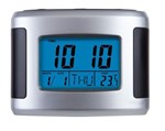 Ficha técnica e caractérísticas do produto Relógio de Mesa Despertador Digital C/ Termômetro Calendário Ref 2979 - ( 1 Ano de Garantia ) - Herweg