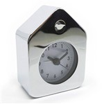 Relógio de Mesa Despertador House Style - Cromado
