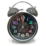 Relógio de Mesa Despertador Mod Antigo C/2 Sinos R-845 - Dex