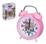 Ficha técnica e caractérísticas do produto Relógio de Mesa Despertador Rosa Super Girls Heroínas Lindo Mulher Maravilha, Super Girl - Art Brink