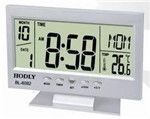 Relógio de Mesa Digital com Despertador, Temperatura, Calendário e Luz Preto 8082 - Oskn