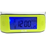 Relogio de Mesa Digital Data Hora Temperatura Despertador com Led Azul e Sensor - Paris