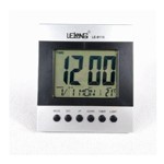 Relógio de Mesa Digital Despertador Temperatura Pilhas Le 8113 - Lelong