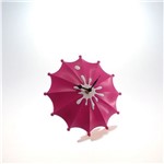 Relógio de Mesa Guarda Chuva Rosa Pink - Mais Az Desing