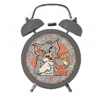 Ficha técnica e caractérísticas do produto Relógio de Mesa HB Tom And Jerry Mad Cat And Mouse em Metal - Urban - 16x11,5 Cm