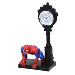 Relógio de Mesa Marvel Homem Aranha 18x17x16cm