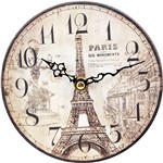 Ficha técnica e caractérísticas do produto Relógio de Mesa Oldway Eiffel Tower MDF
