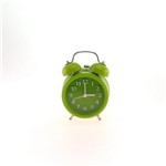 Ficha técnica e caractérísticas do produto Relógio de Mesa Pequeno Verde Plastico 13x8 Cm - Ponto Sul