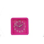 Ficha técnica e caractérísticas do produto Relógio de Mesa Quadrado Rosa Ref: Yi16209 - Yin's