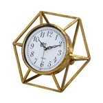 Ficha técnica e caractérísticas do produto Relógio de Mesa Solon 22x17cm - Dourado