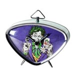 Ficha técnica e caractérísticas do produto Relógio de Mesa Triangular Coringa Quadrinhos HQ DC Comics