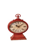 Ficha técnica e caractérísticas do produto Relógio de Mesa Vintage Decorativo Bilanciare de Metal - Maria Pia Casa