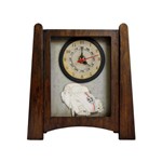 Ficha técnica e caractérísticas do produto Relógio de Mesa Vintage - Modelo Carro Clássico - 30x27cm