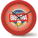Ficha técnica e caractérísticas do produto Relógio De Parede 30 Cm Modelo Vermelho Brahma