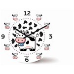 Ficha técnica e caractérísticas do produto Relógio de Parede 30 Cm Vaquinha Relobraz 1135