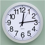 Ficha técnica e caractérísticas do produto Relógio de Parede 30cm Branco - Sottile