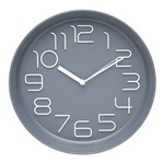 Ficha técnica e caractérísticas do produto Relógio de Parede 30cm Preto Pearl Black
