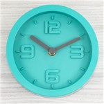 Ficha técnica e caractérísticas do produto Relógio de Parede 15cm Cyan - Sottile