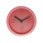 Ficha técnica e caractérísticas do produto Relógio de Parede 15Cm Rosa - Sottile