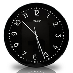 Ficha técnica e caractérísticas do produto Relógio de Parede 40 Cm Mecanismo Sweep Yin`s Preto