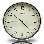Ficha técnica e caractérísticas do produto Relógio de Parede 40 Cm Mecanismo Sweep Yin`s