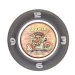 Ficha técnica e caractérísticas do produto Relógio de Parede 51cm Moto Garage Route 66