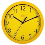 Ficha técnica e caractérísticas do produto Relógio de Parede 6719 Amarelo Pantone - Herweg