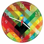 Ficha técnica e caractérísticas do produto Relógio De Parede Abstrato arte e decoração 02
