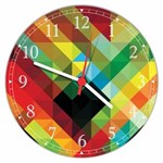Ficha técnica e caractérísticas do produto Relógio De Parede Abstrato Arte Moderna Decorações