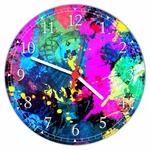 Ficha técnica e caractérísticas do produto Relógio De Parede Abstrato Arte Moderna Decorar