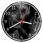 Ficha técnica e caractérísticas do produto Relógio De Parede Albert Einstein Filósofo Físico