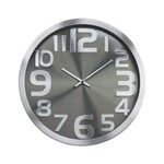 Ficha técnica e caractérísticas do produto Relógio de Parede Alumínio 30 Cm Hércules REL60