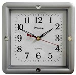 Ficha técnica e caractérísticas do produto Relógio de Parede Analógico 25 Cm Quadrado - 105128 - Wincy