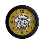 Ficha técnica e caractérísticas do produto Relógio de Parede Analógico Decorativo Ideal para Cozinha Herweg Preto
