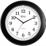 Relógio de Parede Analógico Moderno Mecaniso Sweep Herweg Preto