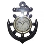 Ficha técnica e caractérísticas do produto Relogio de Parede Ancora 39cm Naval Analogico Decorativo