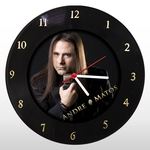 Ficha técnica e caractérísticas do produto Relógio de Parede - Andre Matos - em Disco de Vinil - Mr. Rock - Metal