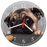 Ficha técnica e caractérísticas do produto Relógio de Parede Animais Pet Shop Pug Decorações