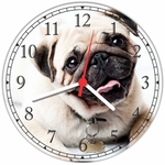 Ficha técnica e caractérísticas do produto Relógio De Parede Animais Pet Shop Pug Decorações