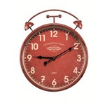 Ficha técnica e caractérísticas do produto Relógio de Parede Antiquite 5466 42,5cm Vermelho