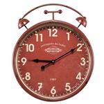 Ficha técnica e caractérísticas do produto Relógio de Parede Antiquite de Paris Vermelho em Meta
