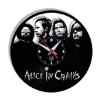 Ficha técnica e caractérísticas do produto Relógio de Parede Arte no LP Vinil Banda Alice in Chains 30cm