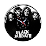 Ficha técnica e caractérísticas do produto Relógio De Parede Arte No LP Vinil Black Sabbath 30cm