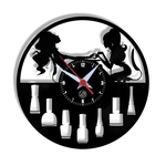 Ficha técnica e caractérísticas do produto Relógio de Parede Arte no LP Vinil Manicure 30cm