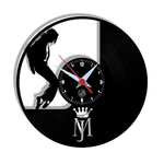 Ficha técnica e caractérísticas do produto Relógio de Parede Arte no LP Vinil Michael Jackson 30cm